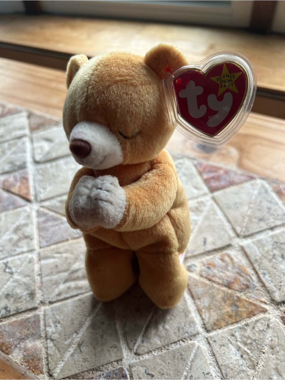 Ty Beanie Buddy Hope Bear Plush, Beanie Babies Vintage 1998, Ages 3-5